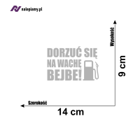 Naklejka Dorzuć się na wachę bejbe6.jpg