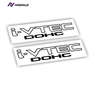 Naklejka i-VTEC DOHC honda komplet 2szt.