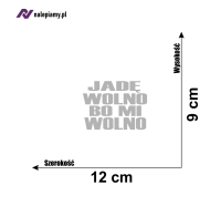 Naklejka jadę wolno bo mi wolno 6.jpg