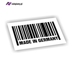 Naklejka MADE IN GERMANY bwm audi vw mercedes