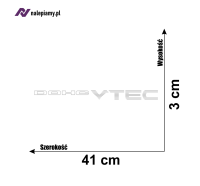 Naklejka VTEC DOHC kreski 41cm honda 7.jpg