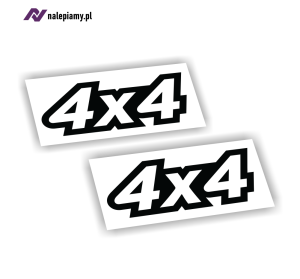 Naklejka 4x4 offroad pickup komplet 2szt.