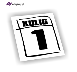 Naklejka Kulig nr 1 Janusz Kulig rajdy