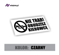 Naklejka nie trąb obudzisz kierowcę 2.jpg