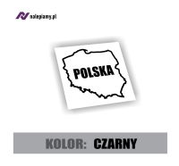 Naklejka Polska kontur napis Polska 2.jpg