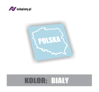 Naklejka Polska kontur napis Polska 3.jpg