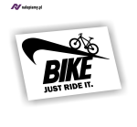 Naklejka BIKE JUST RIDE IT.
