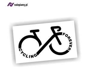 Naklejka CYCLING FOREVER 