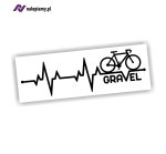 Naklejka LINIA ŻYCIA GRAVEL