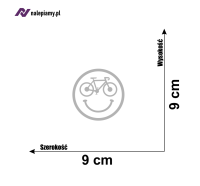 Naklejka rowerowy emoticon uśmiech 6.jpg