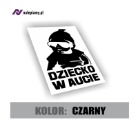 Naklejka na samochód Dziecko w aucie gangster2.jpg