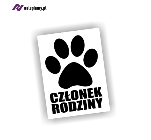 Naklejka członek rodziny pies 1.jpg