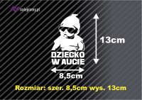 Naklejka na samochód Dziecko w aucie gangster6.jpg