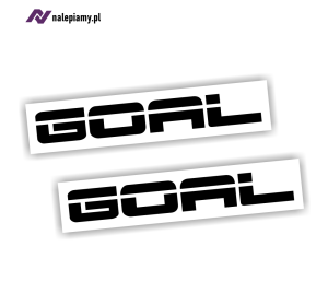 Naklejka GOAL 2szt. volkswagen vw polo golf tiguan  