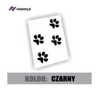 Naklejka na samochód łapy ślady psa kota2.jpg