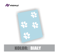 Naklejka na samochód łapy ślady psa kota3.jpg