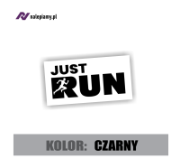 Naklejka Just run 2.jpg