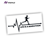Naklejka life is a marathon 1.jpg