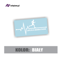 Naklejka life is a marathon 4.jpg