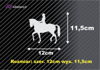 Naklejka na samochód jazda konna koń6.jpg