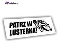 Naklejka patrz w lusterka motocykle1.jpg