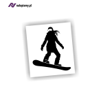 Naklejka SNOWBOARDZISTKA snowboard