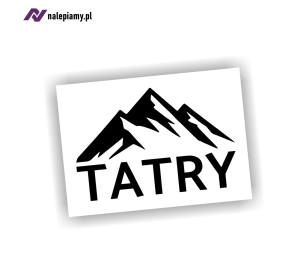 Naklejka TATRY góry