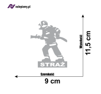 Naklejka na samochód Strażak6.jpg