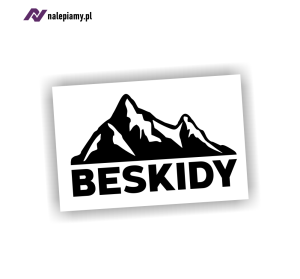 Naklejka BESKIDY góry
