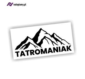 Naklejka TATROMANIAK tatry góry