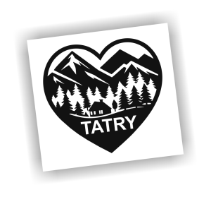 Naklejka TATRY SERCE kocham tatry góry
