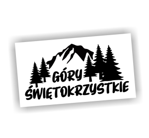 Naklejka GÓRY ŚWIĘTOKRZYSKIE