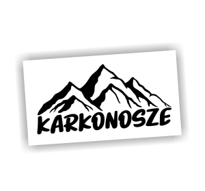 Naklejka KARKONOSZE góry