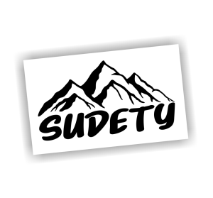 Naklejka SUDETY góry