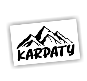 Naklejka KARPATY góry