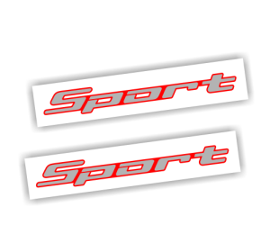 Naklejka SPORT Honda Civic VII na progi