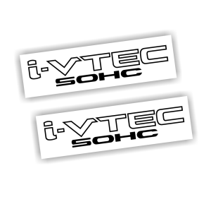Naklejka i-VTEC SOHC komplet 2szt.