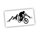 Naklejka ROWER GÓRY mtb enduro