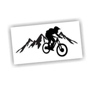 Naklejka ROWER GÓRY mtb enduro