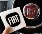 Naklejka na kierownicę Fiat Tipo czarna