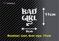 Naklejka na samochód bad girl6.jpg