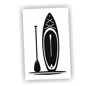 Naklejka DESKA SUP wiosło paddle board 