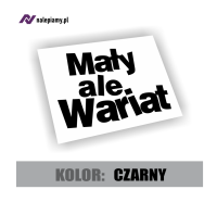 Naklejka mały ale wariat2.jpg