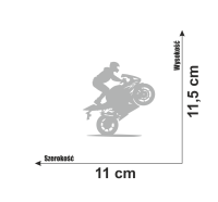 Naklejka motocyklista stunt ścigacz na kole 7.jpg