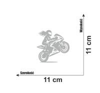 Naklejka ścigacz motocykl kobieta dziewczyna 7.jpg