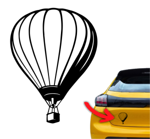 Naklejka BALON loty balonowe lot balonem