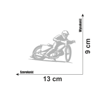 Naklejka motocyklista żużlowiec motocykl żużlowy 7.jpg