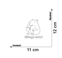 Naklejka na samochód kapibara miłego dnia 7.jpg