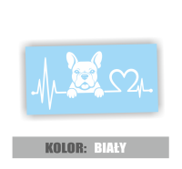 Nalejka na samochód Linia życia French Bulldog 2.jpg
