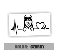 Naklejka Linia życia pies siberian husky 3.jpg